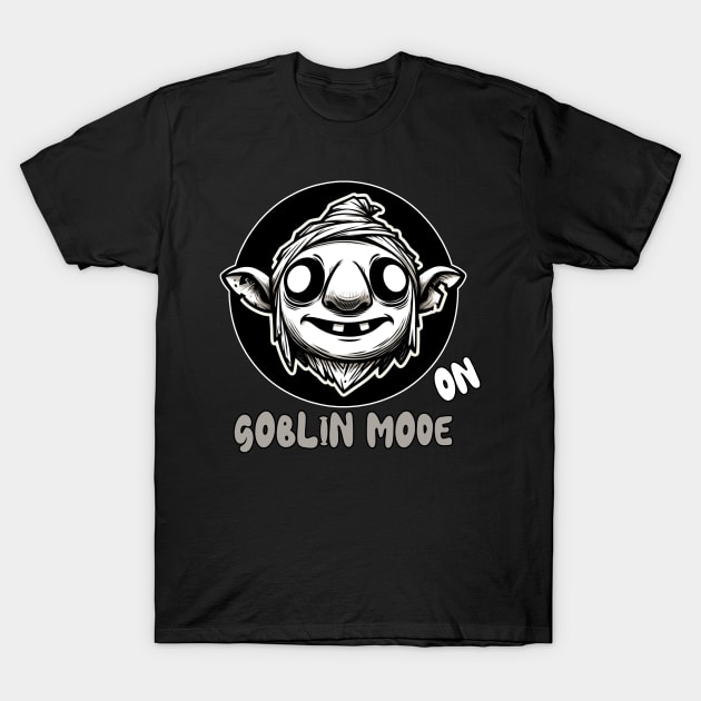 Goblin Goblincore 'Goblin Mode On' T-Shirt by ShyPixels Arts